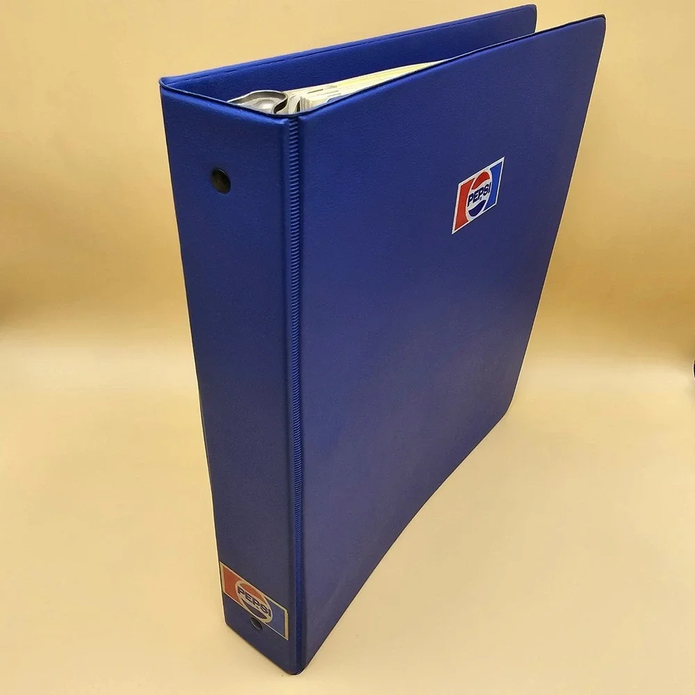BEAMAN PEPSI Fountain Beverage‎ Sales Manual Binder Original 1988 Vintage